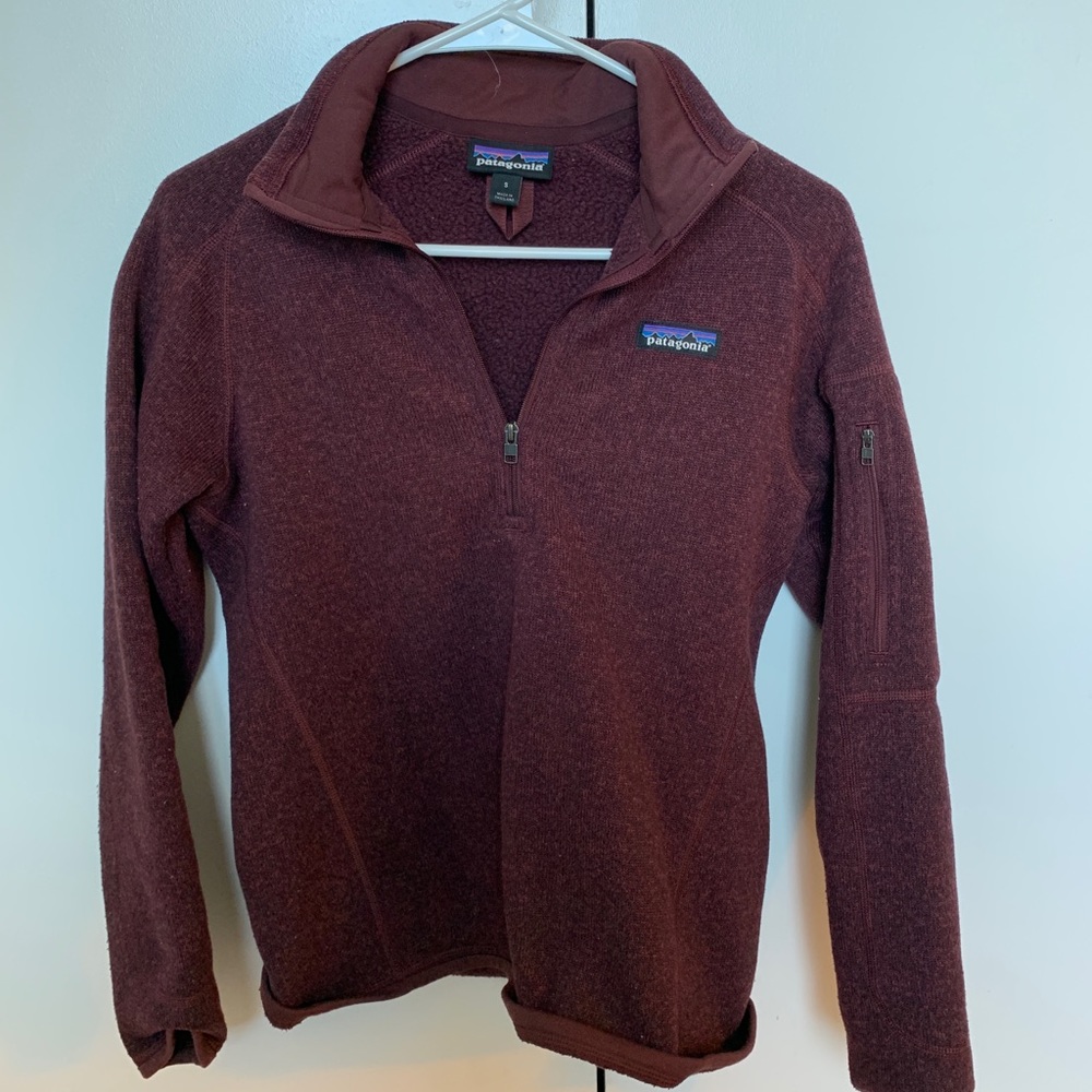 Patagonia Better Sweater Light Balsamic 1/4 zip S